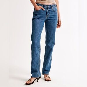 Abercrombie ‘90s Straight Mid Rise Jeans